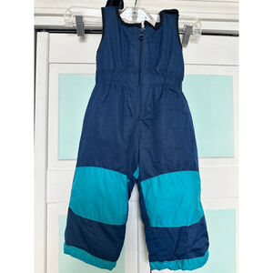 Size 9 month snow suit navy and blue baby kids snowsuit